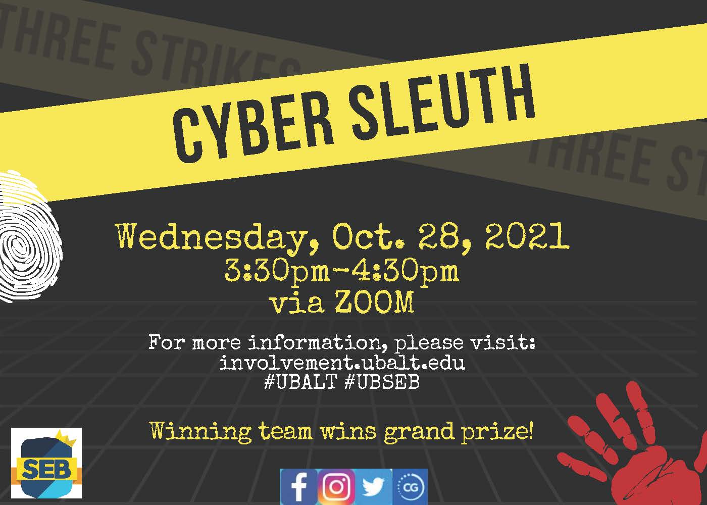SEB Presents: Cyber Sleuth Strike Three